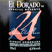 EL DORADO Special Reserve Finest Demerara Rum 21 Years Old